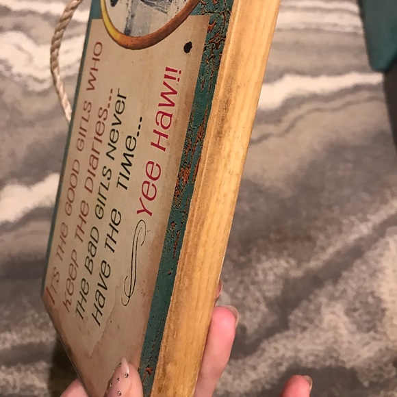 Girl Themed Wooden Sign - Picture 2 of 3
